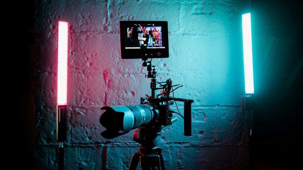 Image represents a video camera that looking for red flags to watch out for. 