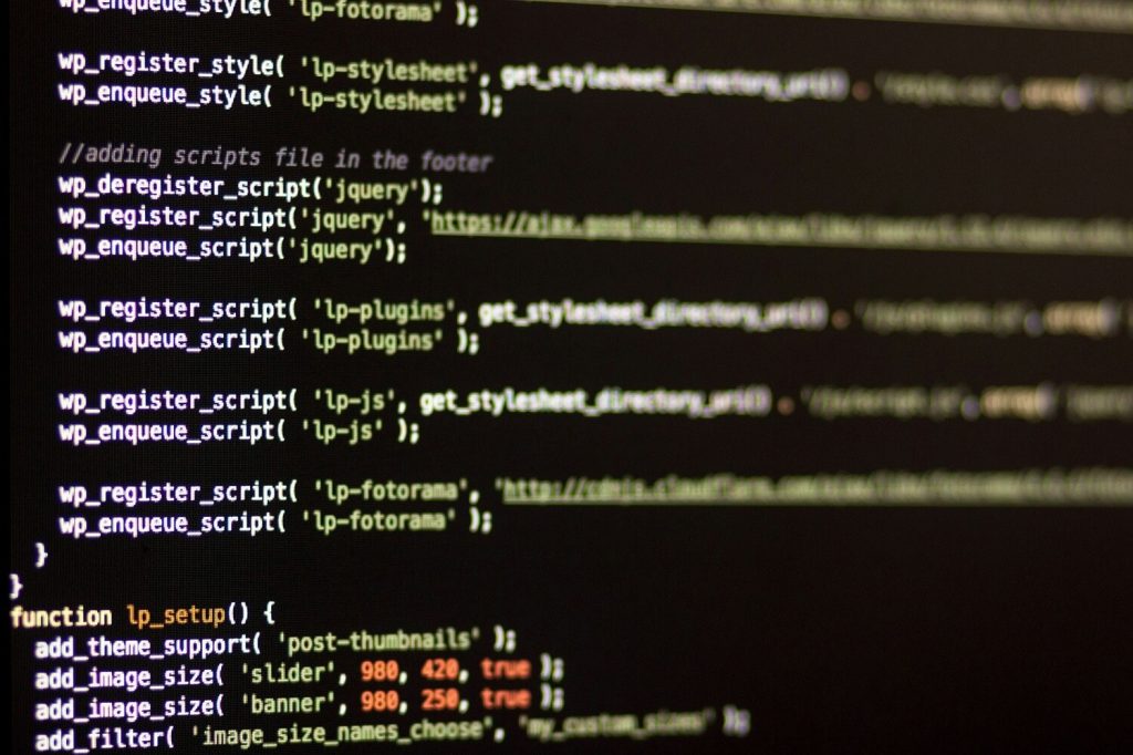 Image of coding - Secure Sockets Layer (SSL)